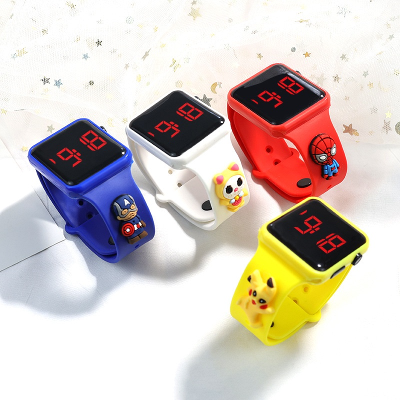 Led Electronic Watch Children's Watch Girls Digital Watch Girls / Cartoon Children's Watch