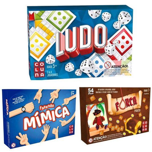 KIT 3 GAMES - Mimic + Ludo + Who is it (Face to face style) - Promotion