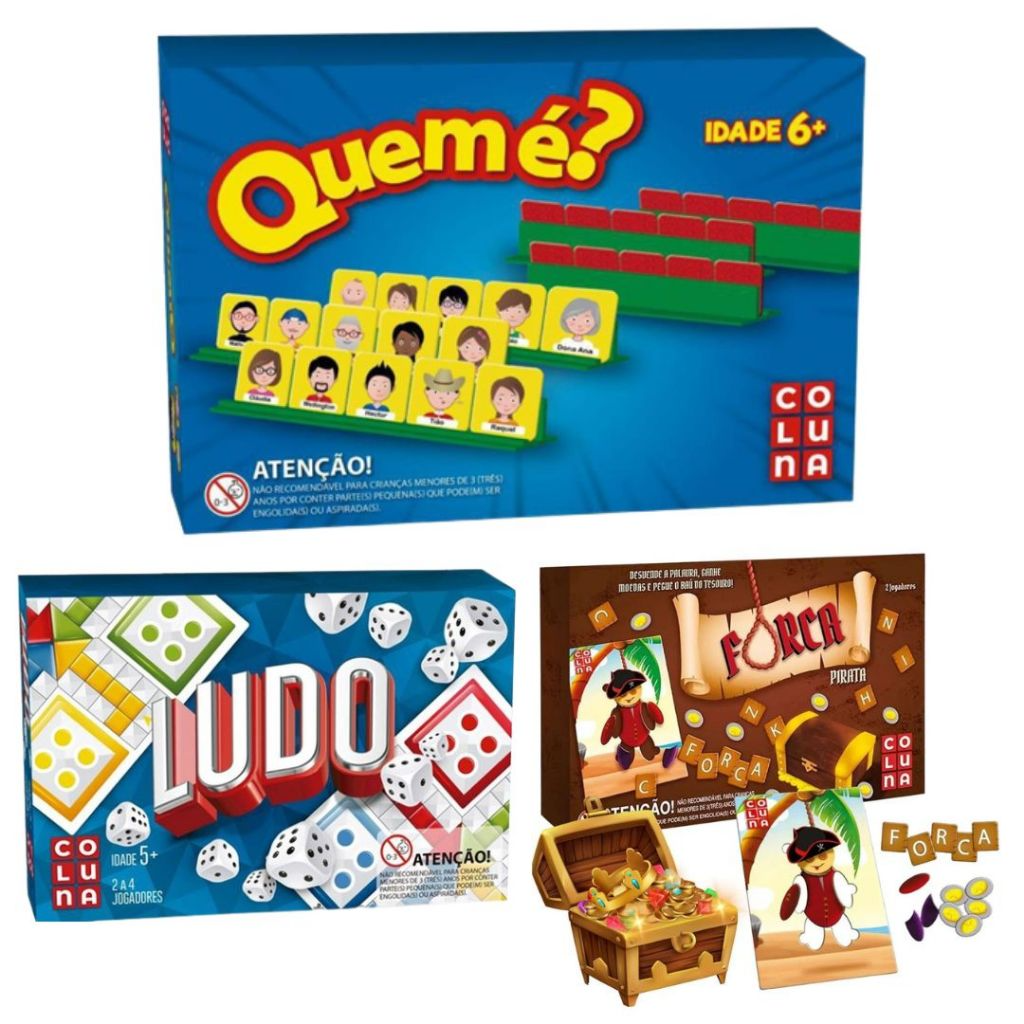 KIT 3 GAMES - Mimic + Ludo + Who is it (Face to face style) - Promotion